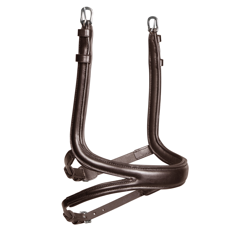 Shires Velociti Lusso Comfort Flash Noseband - Havana